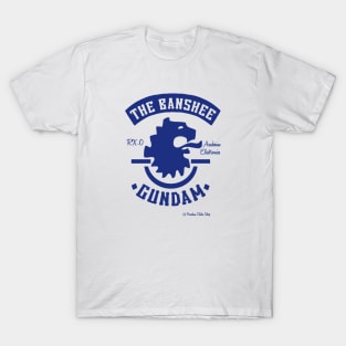 The Banshee Biker Style Badge (Blue) T-Shirt